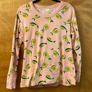 Hanna Andersson womens avocado pajama top XL